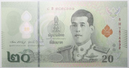 Thaïlande - 20 Baht - 2022 - PICK 142b.1 - NEUF - Thaïlande