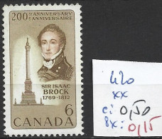 CANADA 420 ** Côte 0.50 € - Unused Stamps