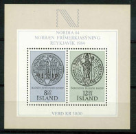 Islande 1983 SG MS636 Bloc Feuillet 100% ** Nordia 84 Exposition Philatélique - Blocs-feuillets