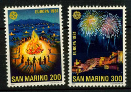 Saint Marin 1981 Sass. 1069 Neuf ** 100% Europe CEPT - Unused Stamps