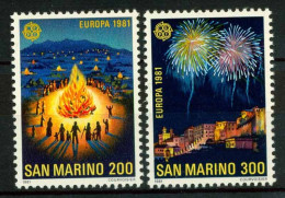 Saint Marin 1981 Sass. 1069 Neuf ** 100% Europe CEPT - Unused Stamps