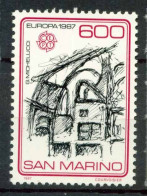Saint Marin 1987 Sass. 1195 Neuf ** 100% Europe CEPT - Unused Stamps