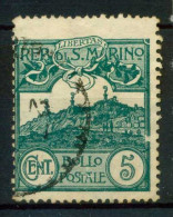 Saint Marin 1903 Sass. 35 Oblitéré 80% - Used Stamps