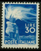 République Italie 1932 Sass. 563 Neuf ** 100% Démocratique - Mint/hinged