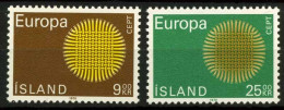 Islande 1970 SG 473 Neuf ** 100% Europe CEPT - Ongebruikt