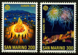 Saint Marin 1981 Sass. 1069 Neuf ** 100% Europe CEPT - Unused Stamps