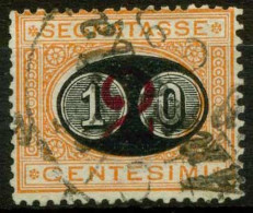 Italie Royaume 1890 Sass. SS17 Oblitéré 100% - Postage Due