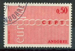 Andorre Français 1971 SG F231 Oblitéré 100% - Oblitérés