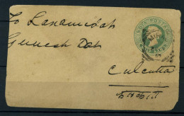 Inde 1897 Mi. Z28 Entiers Postaux 60% Enveloppe - Buste