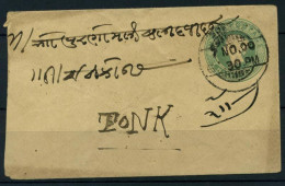 Inde 1898 Mi. Z31 Entiers Postaux 80% Enveloppe - Covers