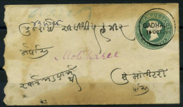 Inde 1898 Mi. Z11 Entiers Postaux 60% Enveloppe - Sobres