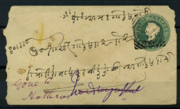 Inde 1898 Mi. Z13 Entiers Postaux 60% Enveloppe - Briefe