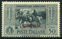 Astypalée 1932 Sass. 20 Neuf * MH 100% Garibaldi - Aegean (Stampalia)