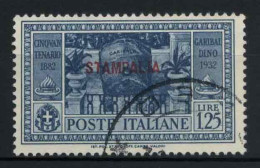 Astypalée 1932 Sass. 23 Oblitéré 100% Garibaldi - Egeo (Stampalia)