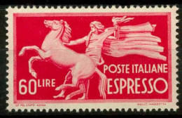 République Italie 1945 Sass. EX31 Neuf ** 80% Démocratique - Express/pneumatic Mail