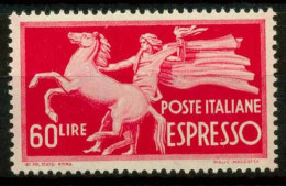 République D'Italie 1945 Sass. EX31 Neuf ** 100% 60 L.-démocratique - Posta Espressa/pneumatica