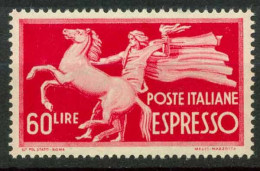 République Italie 1945 Sass. EX31 Neuf ** 100% Démocratique - Poste Exprèsse/pneumatique