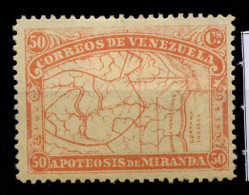 Venezuela 1896 Mi. 51 Neuf * MH 100% Carte Carte - Venezuela