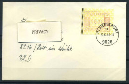 Autriche 1983 Mi. 1 Enveloppe 100% ,, 'ATM REPUBLIK. KLAGENFURT - Maschinenstempel (EMA)