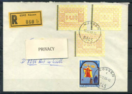 Autriche 1983 Mi. 1 Enveloppe 100% ATM REPUBLIK-. - Frankeermachines (EMA)