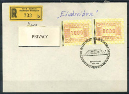 Autriche 1983 Mi. 1 Enveloppe 100% « » REPUBLIK « » ATM - Maschinenstempel (EMA)