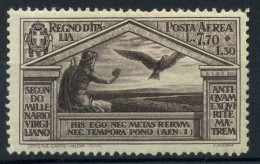 Italie Royaume 1930 Sass. A23 Neuf ** 100% Poste Aérienne Virgilio 7,70 - Airmail