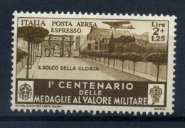 Italie Royaume 1934 Sass. A81 Neuf ** 100% Médailles à La Valeur - Poste Aérienne - Airmail