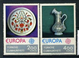 Turquie 1976 Mi. 2385-2386 Neuf ** 100% Culture Art En Europe CEPT - Unused Stamps