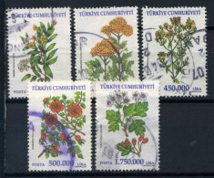 Turquie 2001 Mi. 3272-3276 Oblitéré 100% Fleurs' - Oblitérés