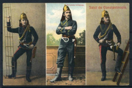 Questions Générales 1909 Sass. 20 Carte Postale 100% 10 Pa. De 5 Ch., Carte Postale De Constantinople - Algemene Uitgaven