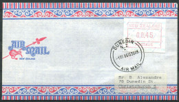 Nouvelle-Zélande 1986 Mi. 2 Enveloppe 100% ATM. DUNEDIN - Verzamelingen & Reeksen