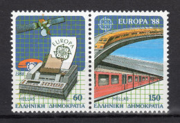 Greece 1988 Europa CEPT (**)  Mi 1685A-86A - Paar  €16,-; Y&T 1665-66 - €14,- - 1988