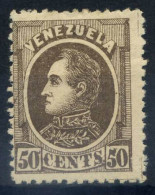 Venezuela 1880 Mi. 26 Neuf * MH 100% 50 C, Bolivar - Venezuela