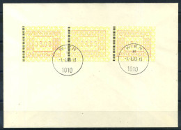 Autriche 1983 Mi. 1 Premier Jour 100% ATM 3.00/4.00/6.00 - Frankeermachines (EMA)