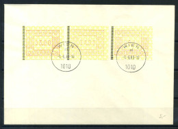 Autriche 1983 Mi. 1 Premier Jour 100% ATM 3.00/4.00/6.00 Republic - Maschinenstempel (EMA)