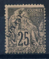 Guyane 1881 Yv. 23 Oblitéré 100% Surimprimé GUYANE, 25 C. - Used Stamps