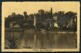 Turin 1908 Carte Postale 80% Utilisé Avec Cachet, Village Médiéval - Viste Panoramiche, Panorama