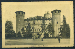 Turin 1990 Carte Postale 100% Utilisé Avec Le Timbre, D'animation, Palazzo Madama - Palazzo Madama