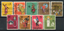 Singapour 1968 Oblitéré 100% Danse, Culture - Singapore (...-1959)