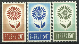 Europa CEPT 1964 Mi. 240-242 Neuf ** 100% Ciipro - 1964