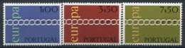 Portugal 1971 Mi. 1127-1129 Neuf ** 100% EUROPA CEPT - 1971