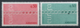 Andorre 1971 Mi. 232-233 Neuf ** 100% EUROPA CEPT - 1971