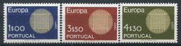 Portugal 1970 Mi. 1092-1094 Neuf ** 100% EUROPA CEPT - 1970