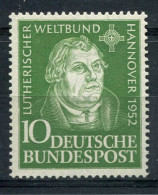 Allemagne Bund 1952 Mi. 149 Neuf ** 100% 10 PF, Martin Luther - Ungebraucht