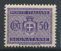 Italie Lieutenance 1945 Sass. 90 Neuf ** 80% Timbre-taxe 50 Cent. - Nuovi