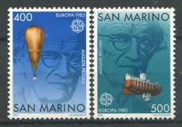 San Marino, San Marino 1983 Sass. 1119-1120 Neuf ** 100% Europe Unie - Neufs