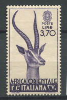 Afrique 1938 Mi. 17 Neuf ** 100% 3.70 Lires - Afrique Orientale Italienne