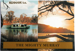 Carte Postale : Australie : Vitoria, Midura : RENMARK S.A. : The Mighty Murray, 3 Stamps - Mildura