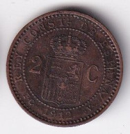 MONEDA DE ESPAÑA DE 2 CENTIMOS DEL AÑO 1912 (COIN) ALFONSO XIII - Eerste Muntslagen