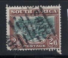 Union De L'Afrique Du Sud 1927 Mi. 37 Oblitéré 100% 2.6 Sh, Paysages, Culture - Usados